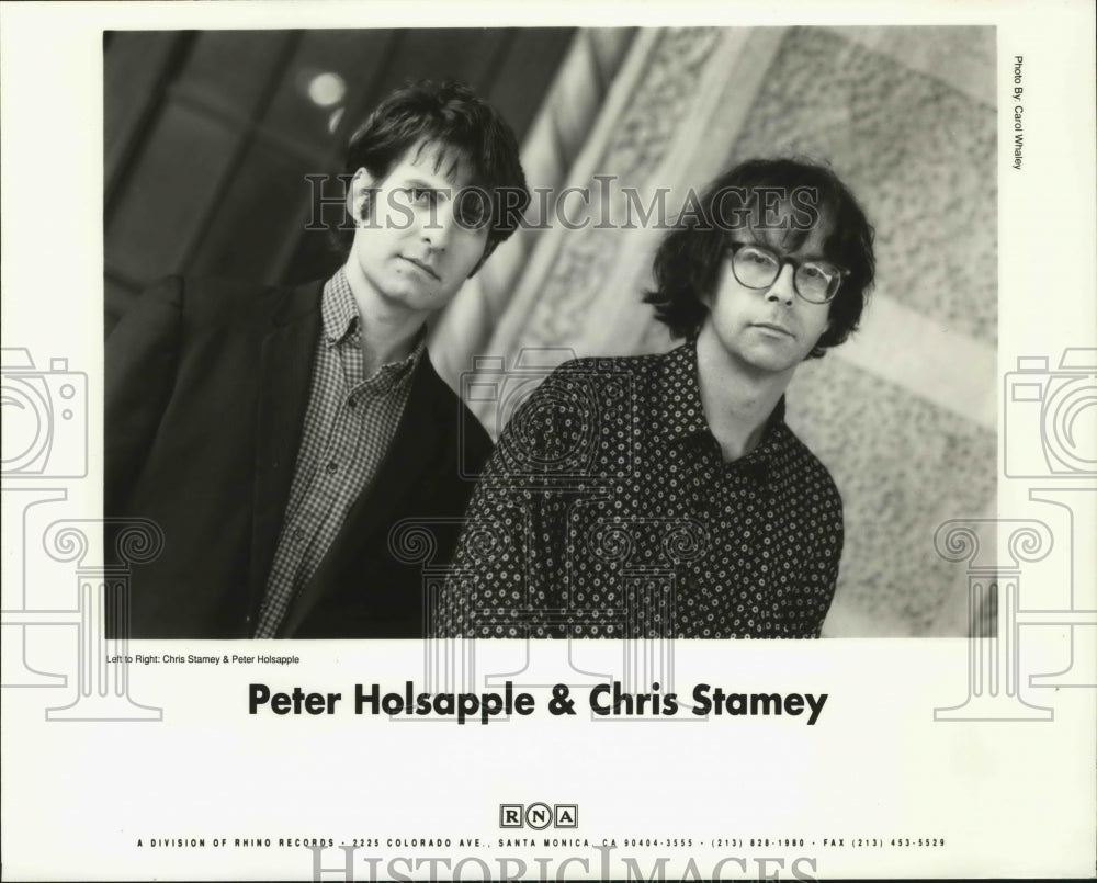 1991, Peter Holsapple and Chris Stamey, musicians - mjp20284 - Historic Images