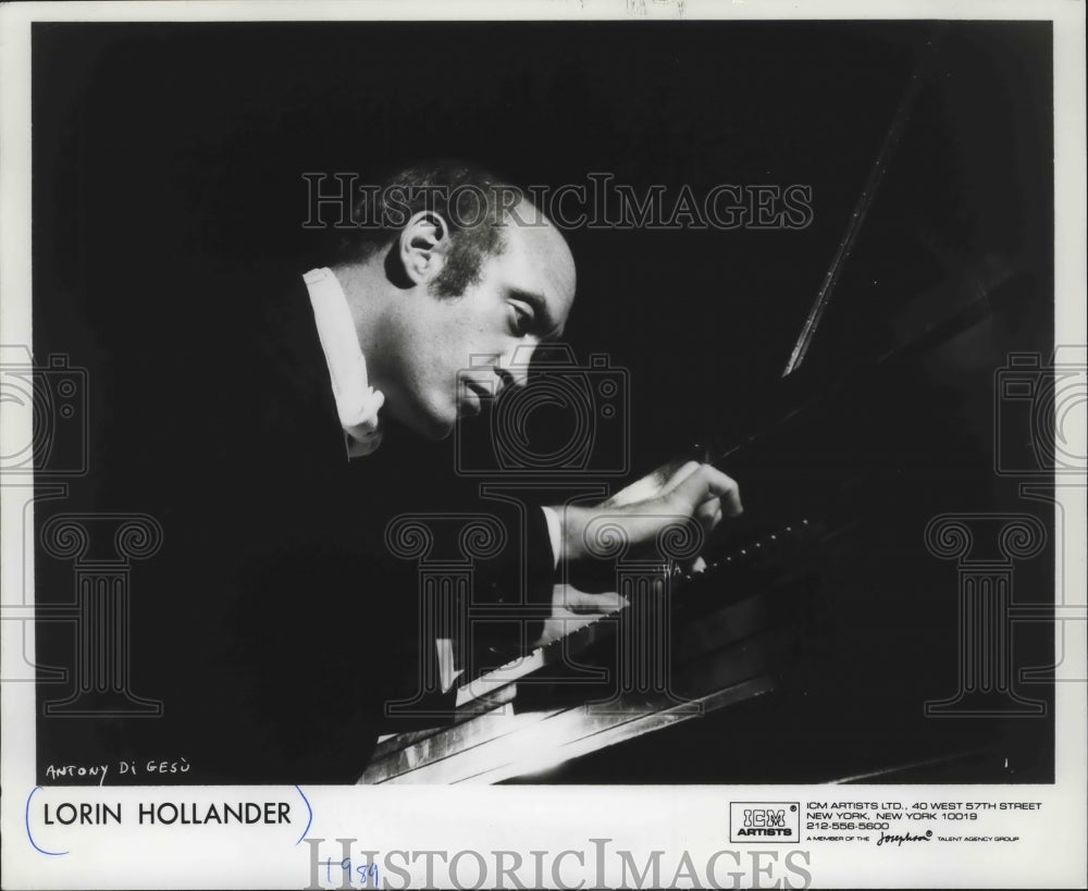 1984, Lorin Hollander, musical artist - mjp20287 - Historic Images