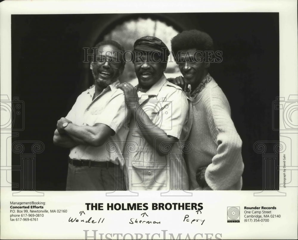 1993, The Holmes Brothers, Wendell &amp; Sherman Holmes &amp; Popsy Dixon - Historic Images