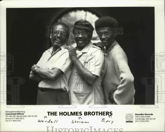 1993, The Holmes Brothers, Wendell & Sherman Holmes & Popsy Dixon - Historic Images