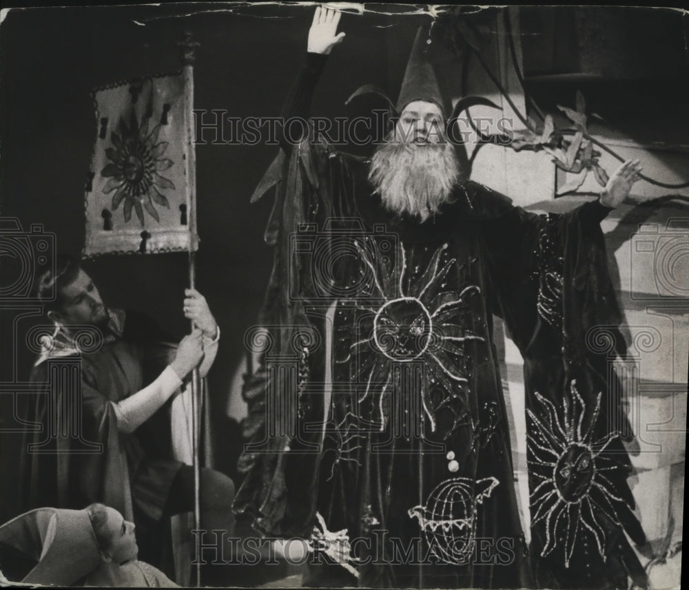 1962, Actor Louis Turenne as Merlyn the Magician in &quot;Camelot&quot; Musicia - Historic Images