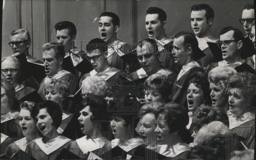 1969 Members Of Milwaukee A Capella Choristers Sing At Pabst Theater-Historic Images