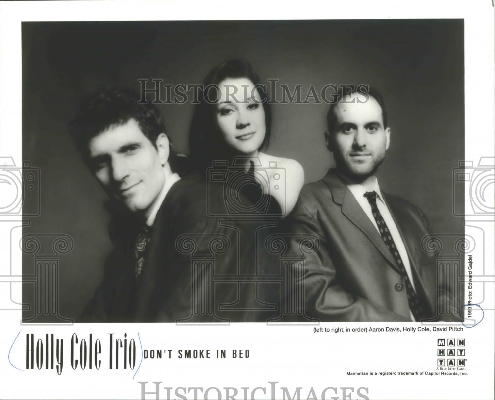 1993, Aaron Davis, Holly Cole, and David Piltch, the Holly Cole Trio - Historic Images
