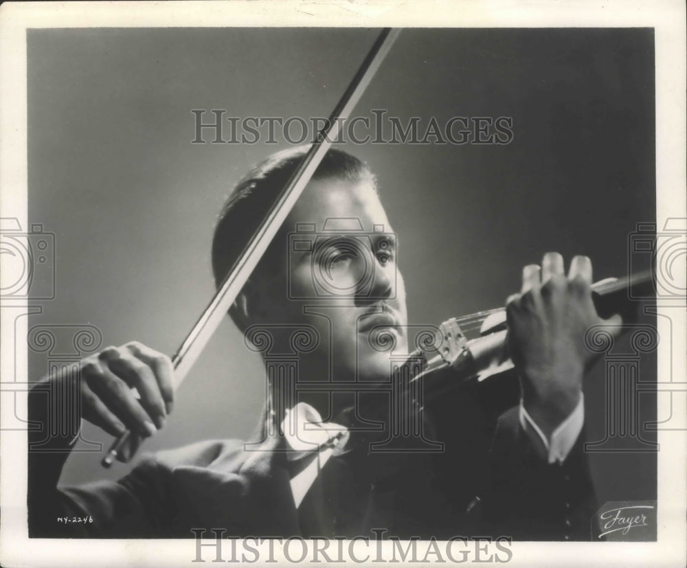 1948, Violinist Angel Reyes - Historic Images
