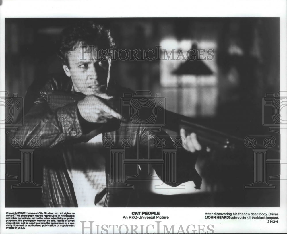 1982 Press Photo Actor John Heard in "Cat People" Movie - mjp20398 - Historic Images