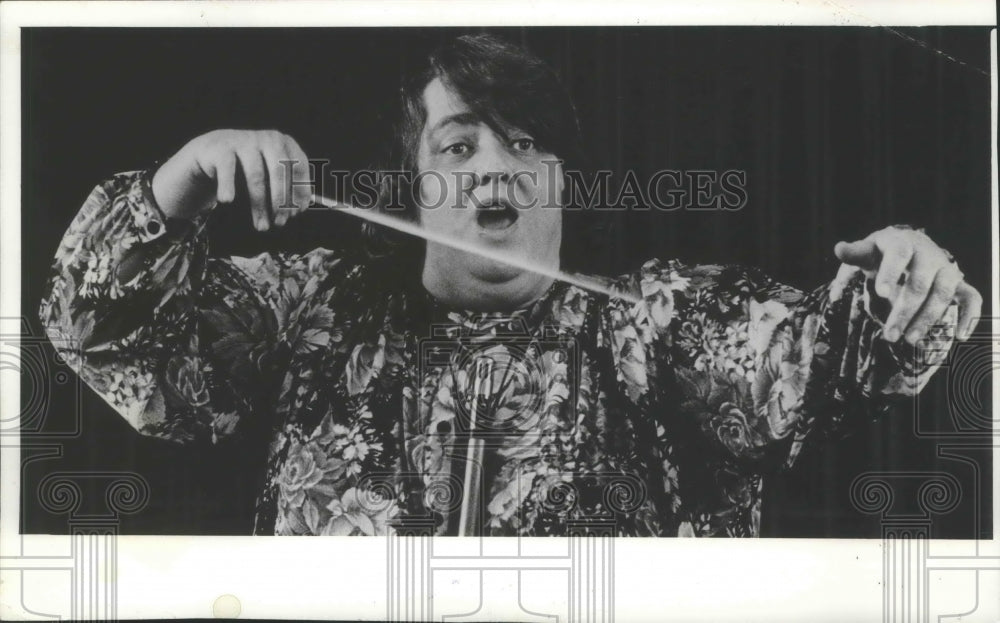 1979 Press Photo Margaret  Hawkins, conductor - Historic Images