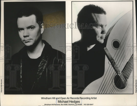 1987, Michael Hedges, guitar player to perform in Milwaukee - Historic Images