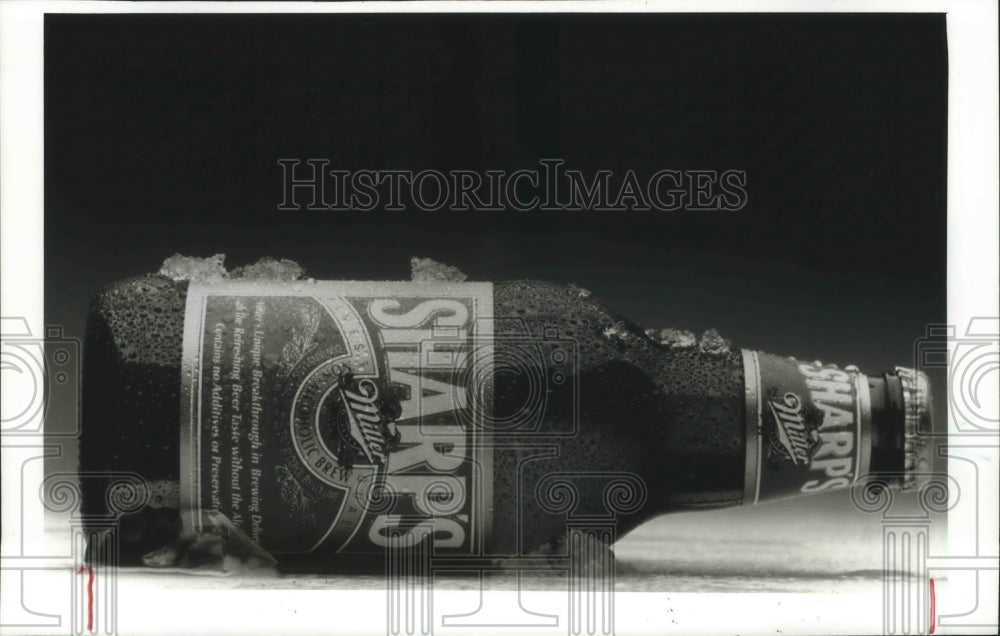 1989, Bottle of Sharp&#39;s - Miller Brewing company&#39;s new brew - Historic Images