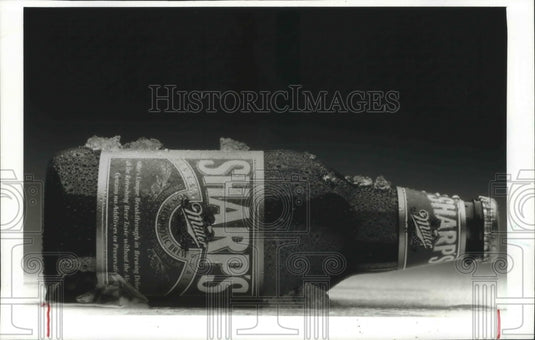 1989, Bottle of Sharp's - Miller Brewing company's new brew - Historic Images