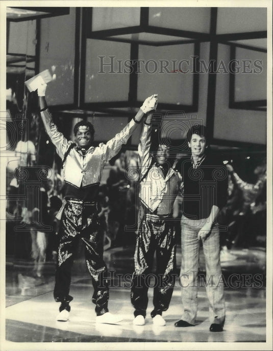 1985, Aaron Owens And George Hudson Win On 'Dance Fever' - mjp20641 - Historic Images