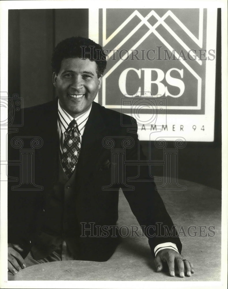 1994 Press Photo CBS&#39; Greg Gumble - mjp20691 - Historic Images