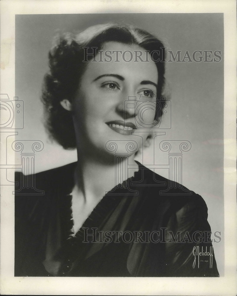 1960, Pianist Wanda Paul will play Chopin concert at Brooks Memorial - Historic Images