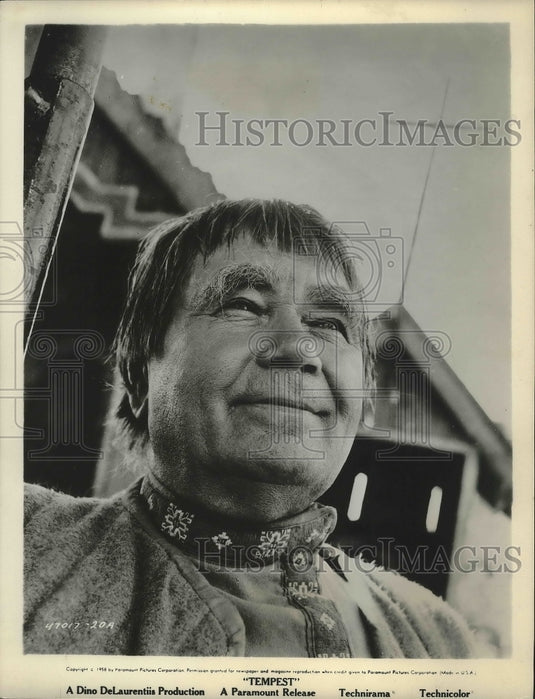1959, Character actor Oscar Homolka appears in "War and Peace" - Historic Images