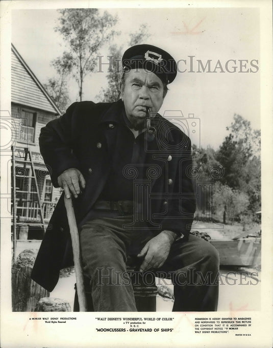 1962, Oscar Homolka stars in Walt Disney's "The Mooncussers" on NBC - Historic Images