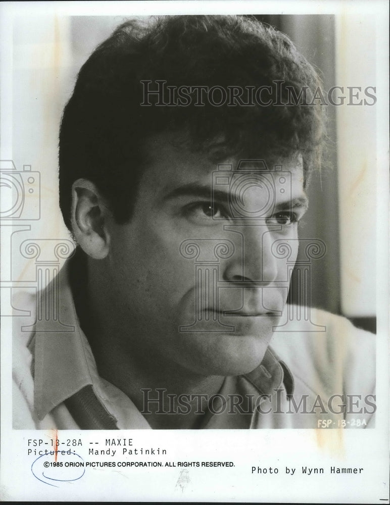 1985 Press Photo Stage and screen actor Mandy Patinkin has won a lot of acclaim - Historic Images