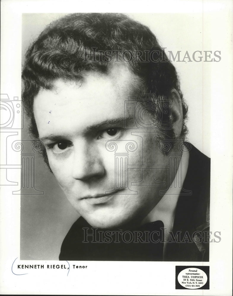 1979, Tenor singer Kenneth Riegel - mjp20886 - Historic Images