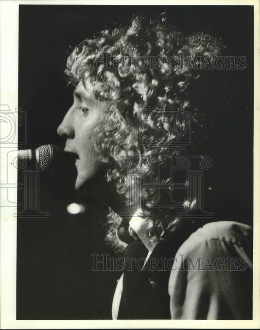 1981 Press Photo Eric Erickson, lead singer "The Rage." - mjp20891-Historic Images