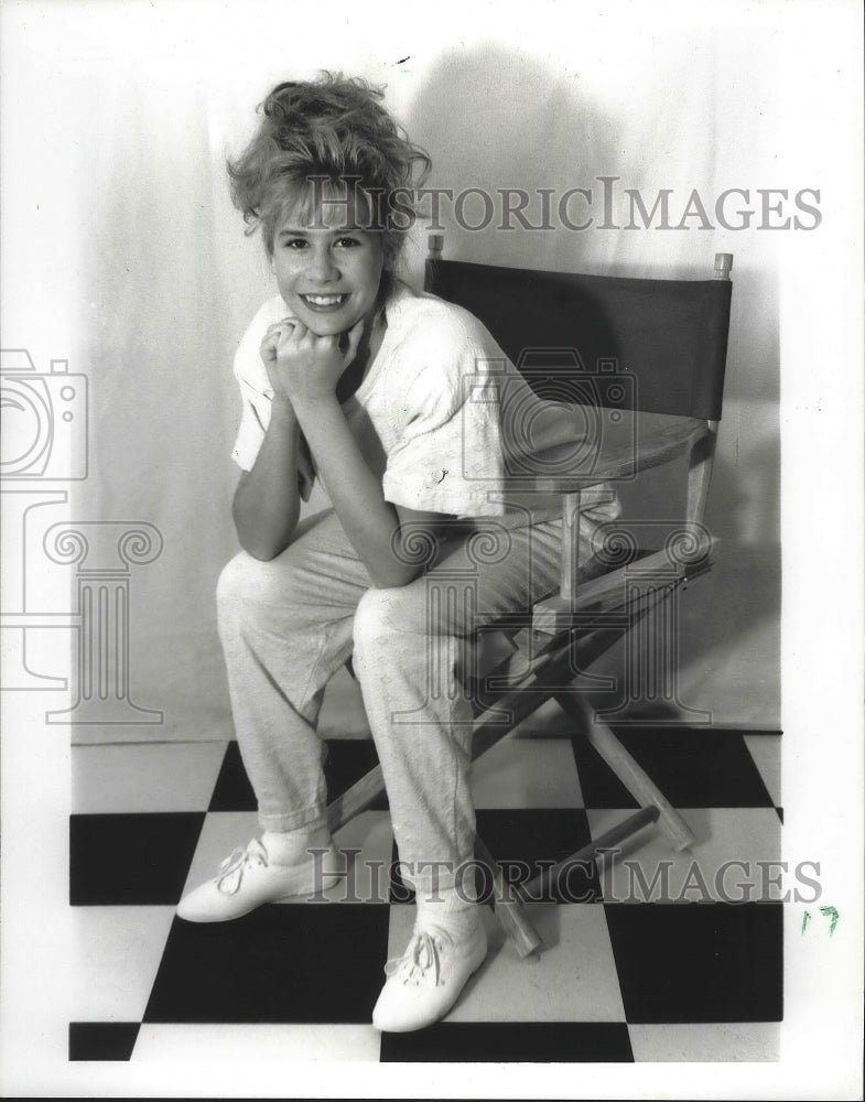 1991 Press Photo Junior Miss Majorette Of America Competition Lindsay Hale - Historic Images