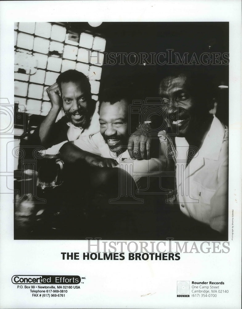 1991 Press Photo The Holmes Brothers, U.S. singers - mjp20986 - Historic Images