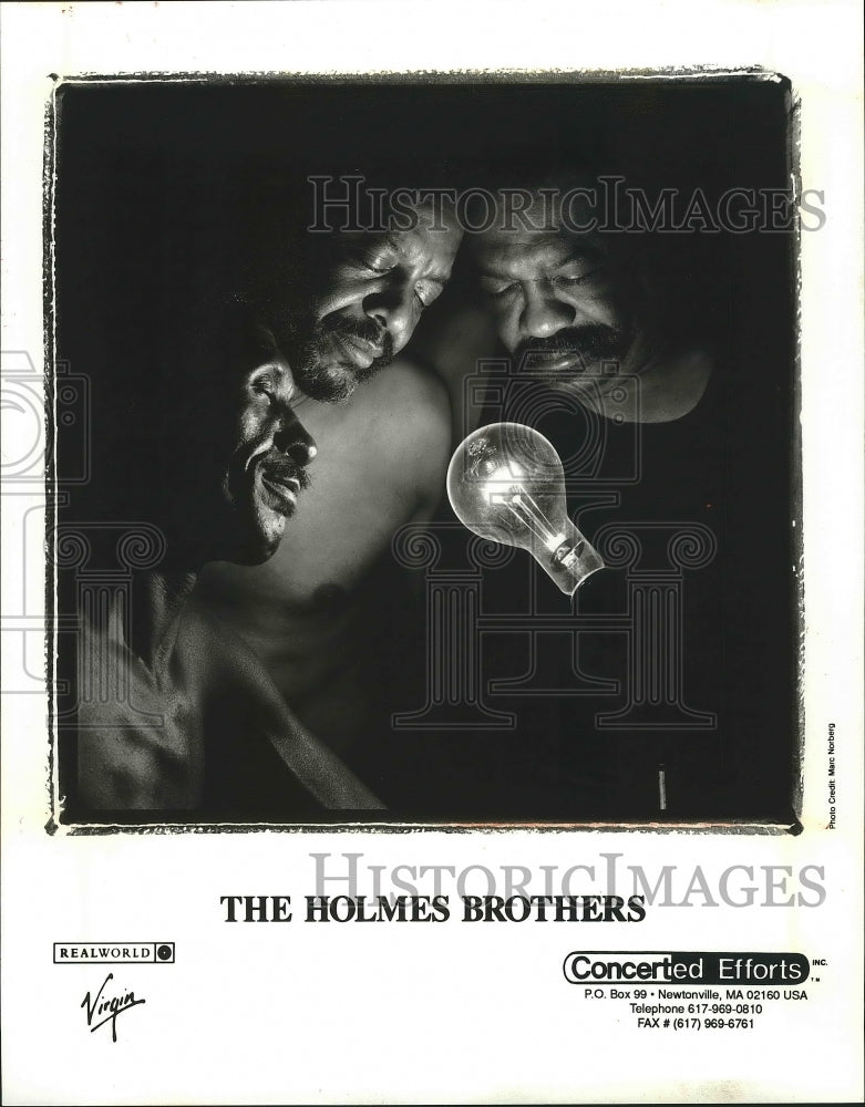 1993 Press Photo The Holmes Brothers, singers, have released three albums - Historic Images
