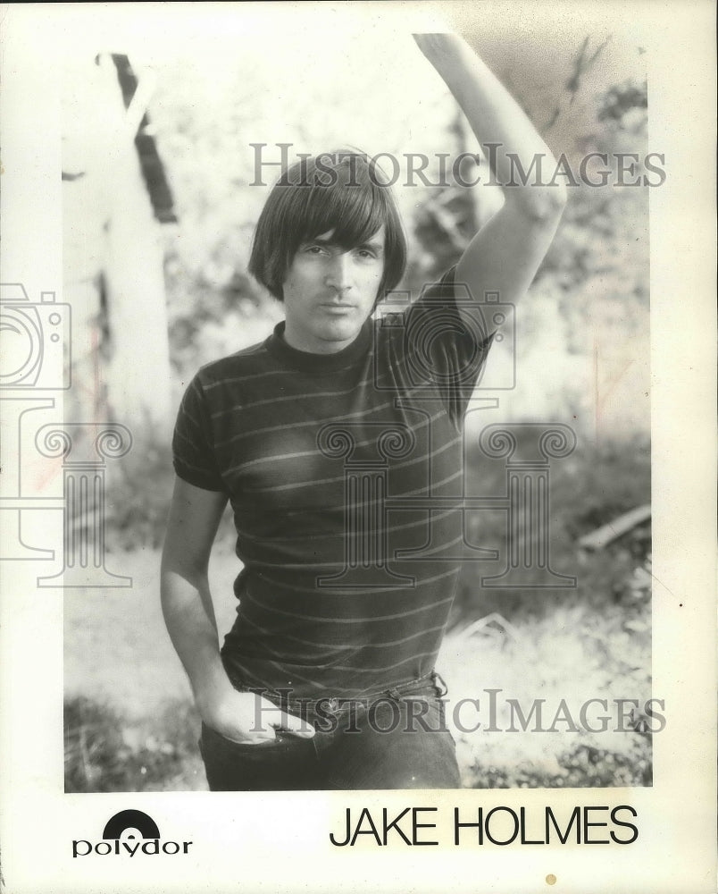 1972, Jake Holmes, folk rock singer - Historic Images
