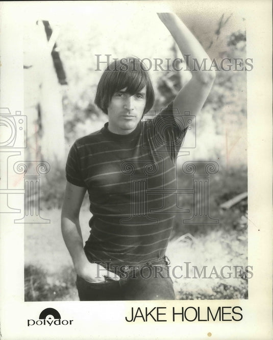 1972, Jake Holmes, folk rock singer - Historic Images