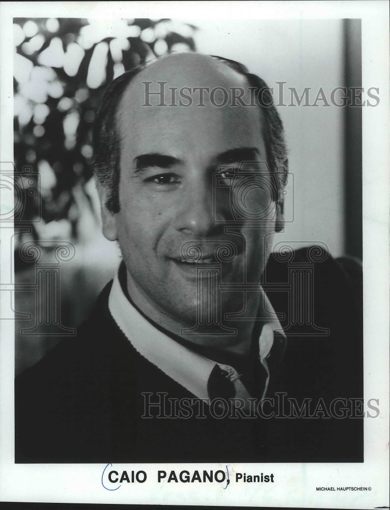 1983 Press Photo Pianist, Caio Pagano. - mjp21010 - Historic Images