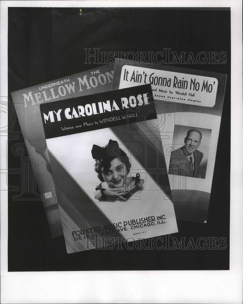 1962, Sheet music by Wendell Hall - Historic Images