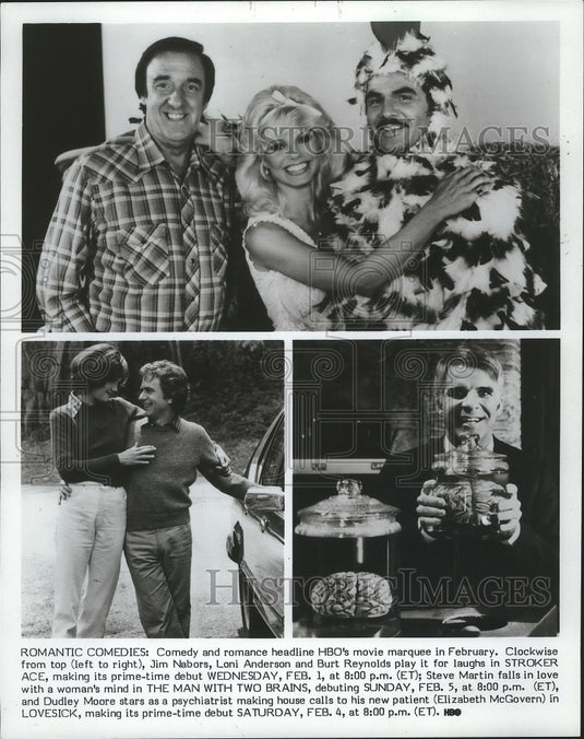 1984, Romantic Comedy HBO lineup in early February - mjp21034 - Historic Images