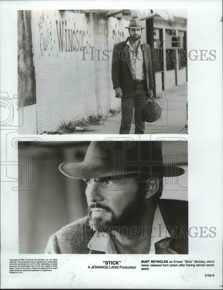 1985, Burt Reynolds in the starring role of "Stick." - mjp21038 - Historic Images