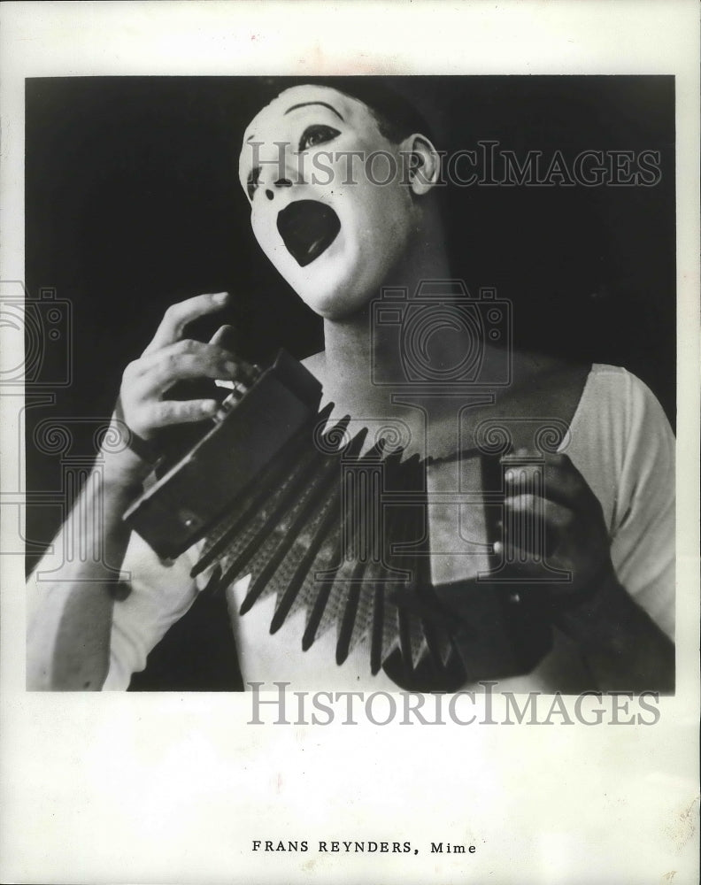 1968, Frans Reynders, Mime - Historic Images