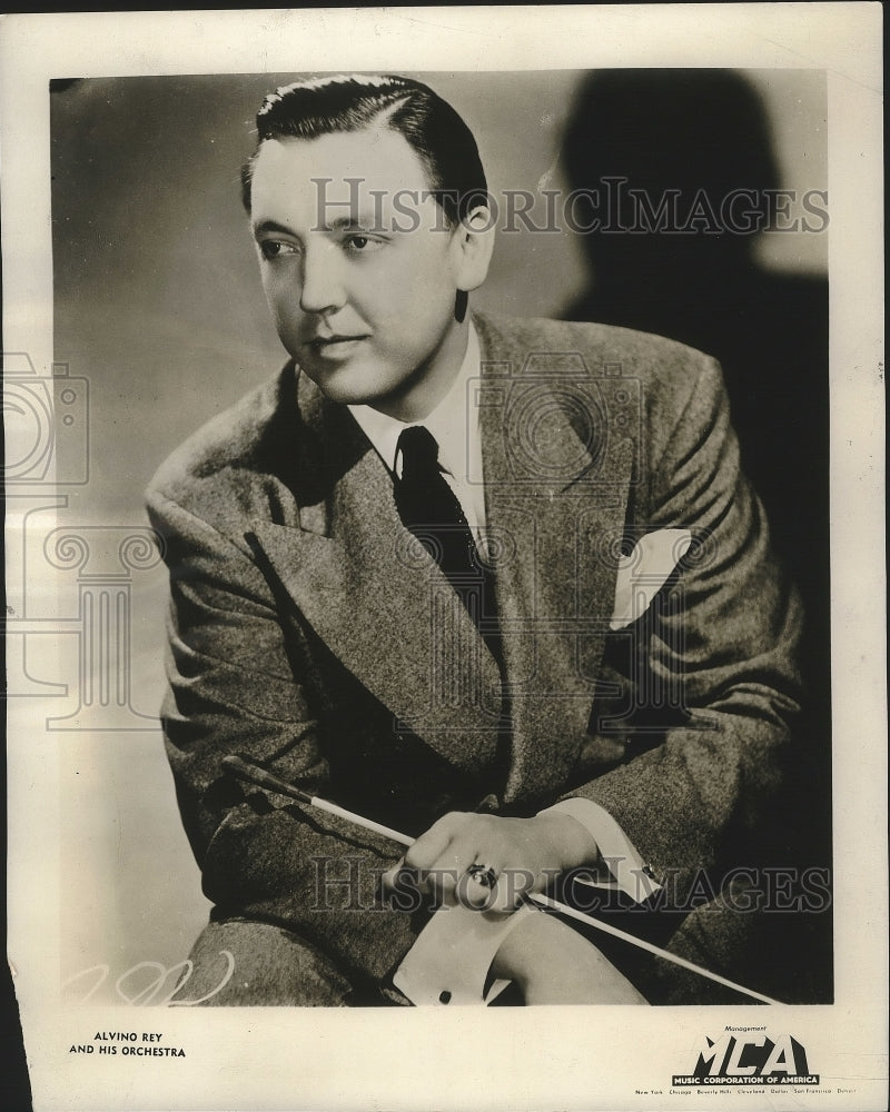 1947 Press Photo Alvine Rey, electric guitarist, Milwaukee - Historic Images