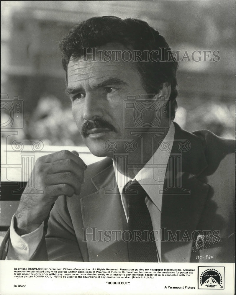 1984, Burt Reynolds stars in &quot;Rough Cut&quot; - mjp21050 - Historic Images