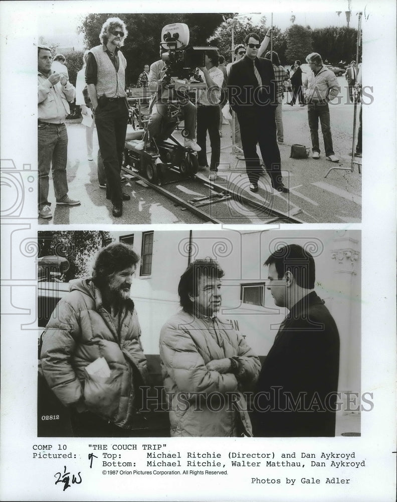 1987, Director Michael Ritchie and others in &quot;The Couch Trip&quot; - Historic Images