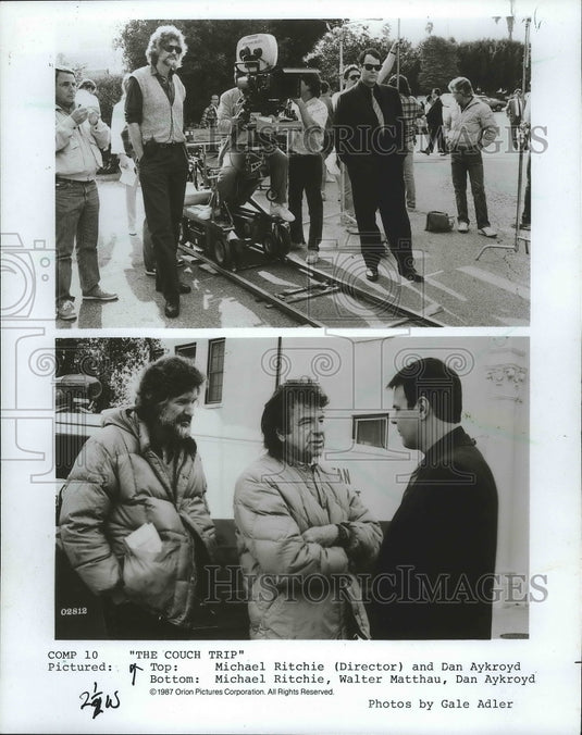 1987, Director Michael Ritchie and others in "The Couch Trip" - Historic Images