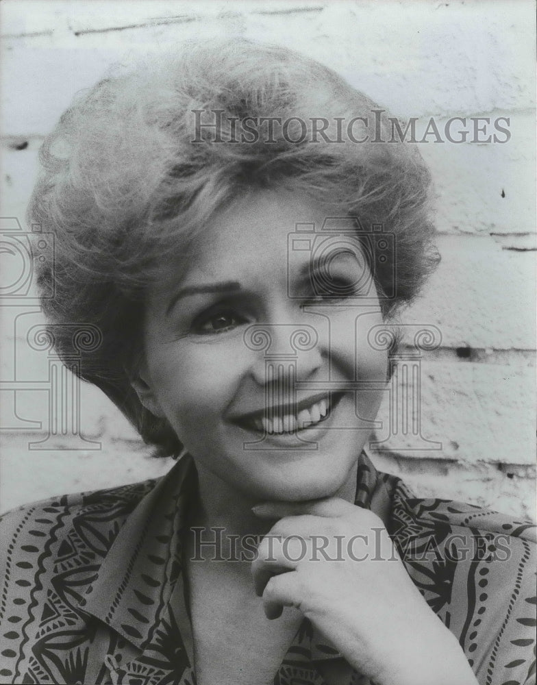 1987 Press Photo Actress Debbie Reynolds - mjp21080-Historic Images