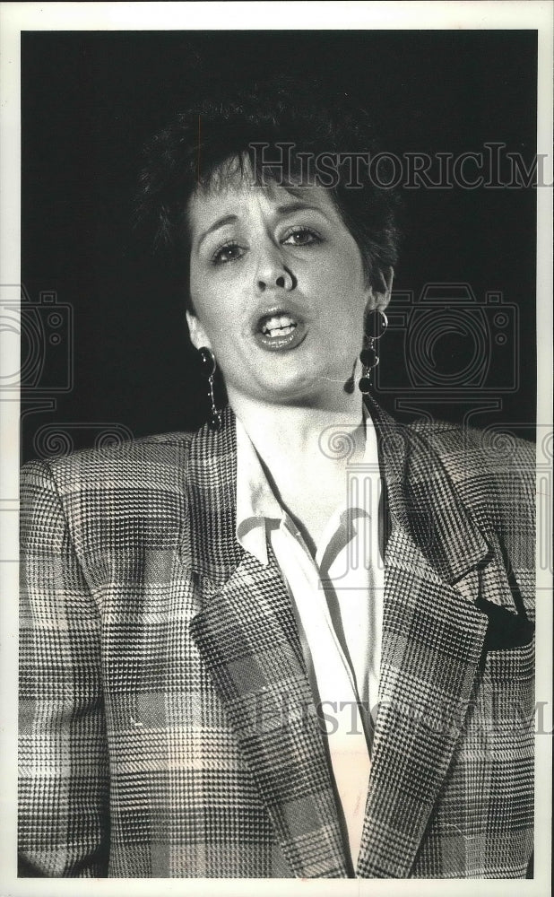 1991 Press Photo Mezzo-soprano singer Kitt Reuter-Foss - mjp21084 - Historic Images