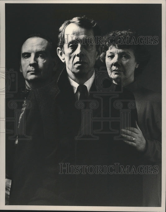 1988 Press Photo Montgomery Davis & others at Milwaukee Chamber Theater-Historic Images