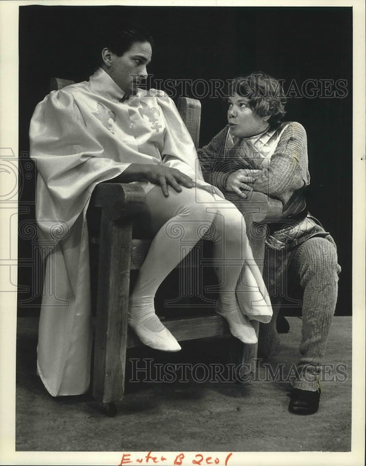 1991, James DeVita & Florence Coker in "St Joan" by Milwaukee Chamber - Historic Images