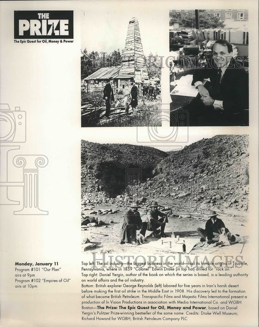 1993, Scenes from "The Prize", story of the oil industry. - mjp21149 - Historic Images