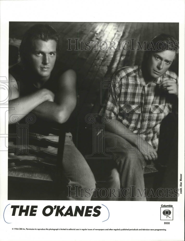 1986 Press Photo The O&#39;Kanes, musicians - mjp21155-Historic Images