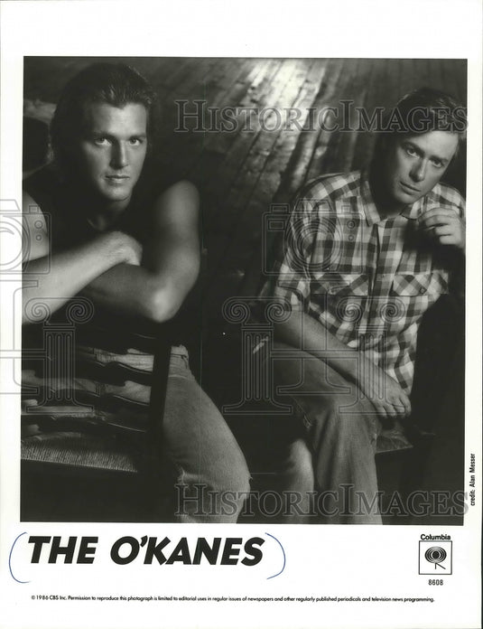 1986 Press Photo The O'Kanes, musicians - mjp21155-Historic Images