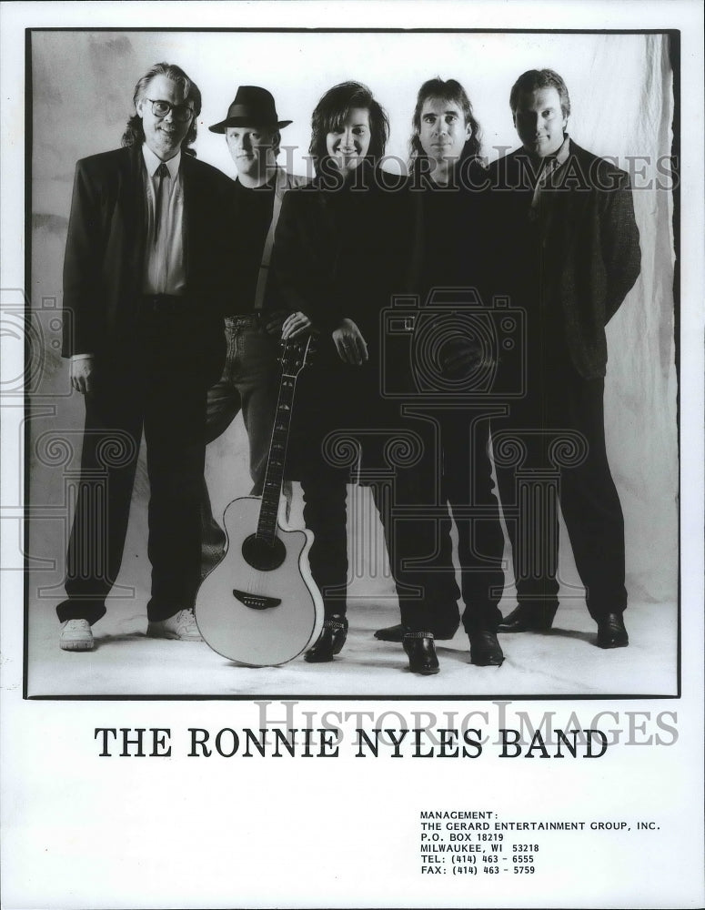 1993, The Ronnie Nyles Band of Milwaukee - mjp21253 - Historic Images