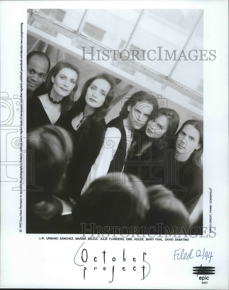 1993 Press Photo October Project, Pop rock band - mjp21263- Historic Images