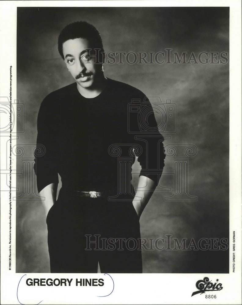 1992 Press Photo Actor Gregory Hines - mjp21315 - Historic Images