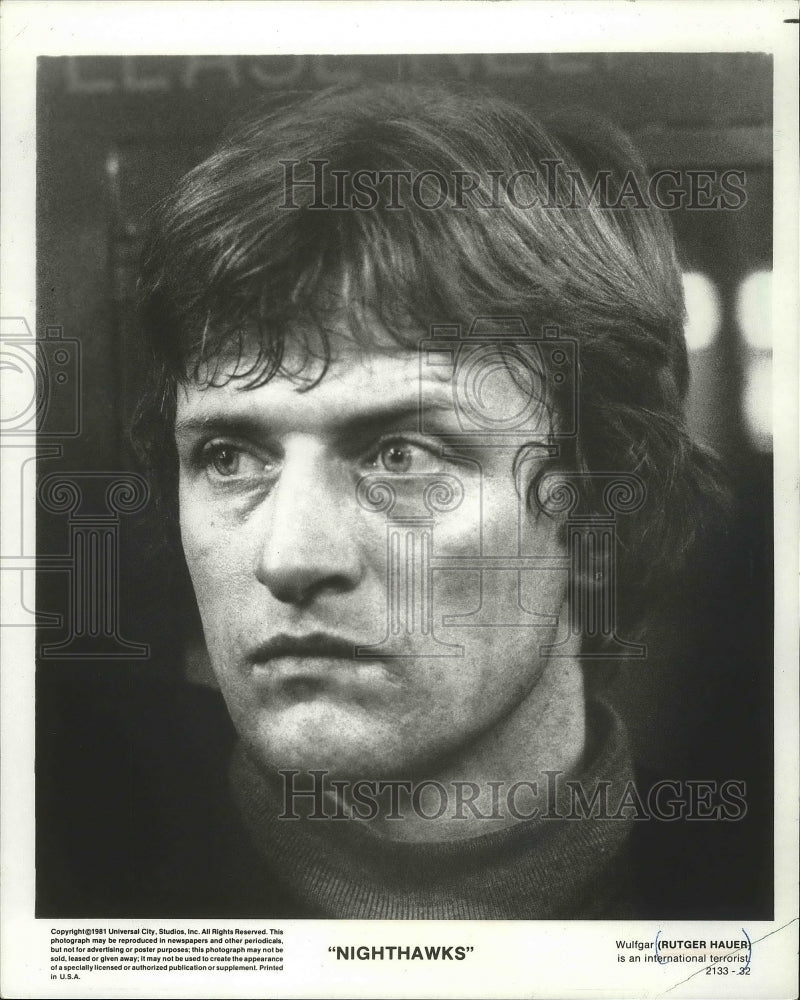 1984 Press Photo Rutger Hauer stars in Universal City's "Nighthawks" - mjp21362-Historic Images