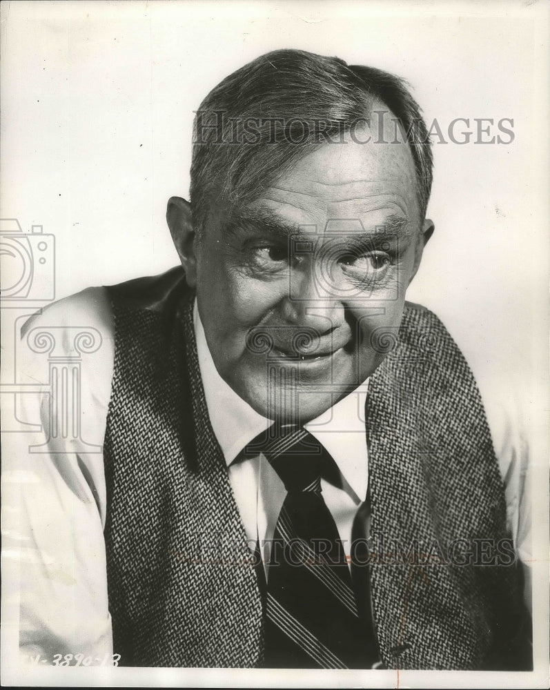 1955, Actor Thomas Mitchell In &#39;It Comes Up Money&#39; - Historic Images