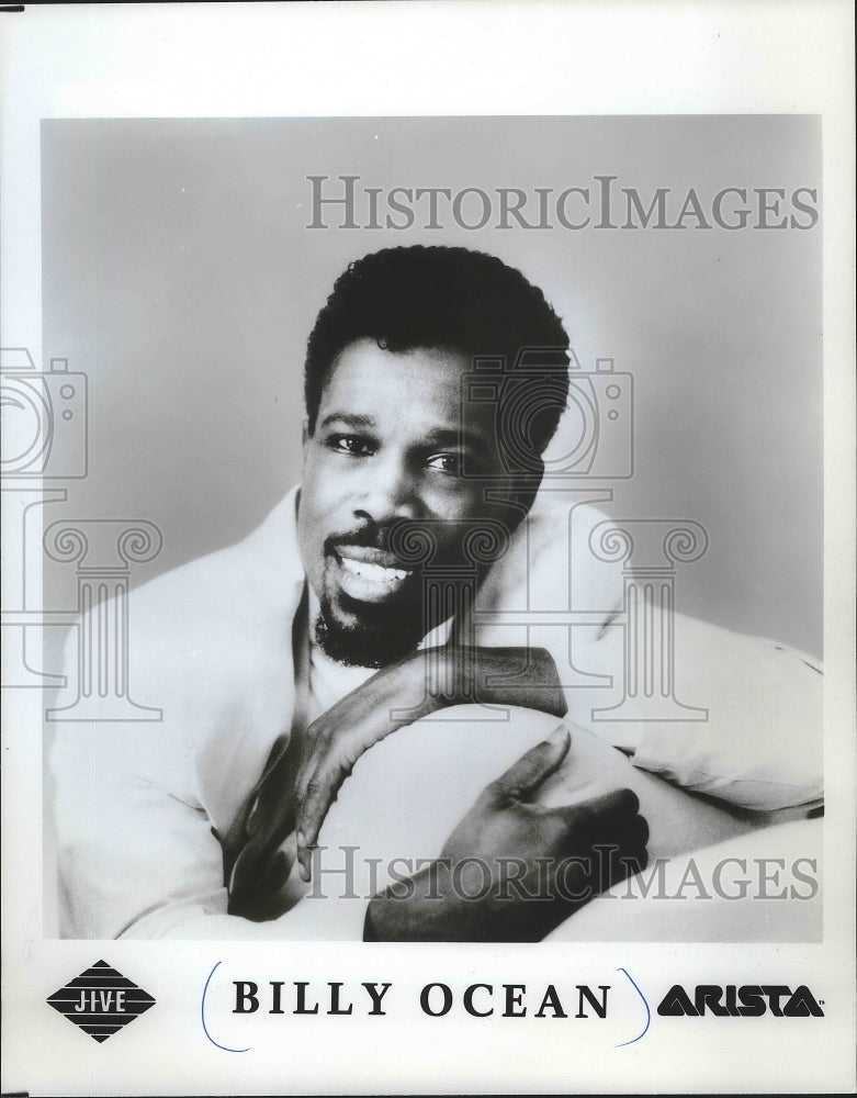 1988 Press Photo Singer Billy Ocean - mjp21383 - Historic Images