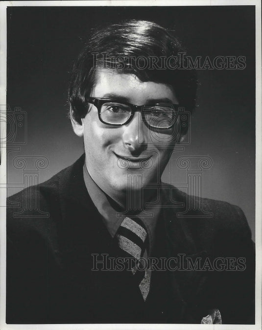 1970, WOKY Radio broadcaster Mike Mitchell - Historic Images
