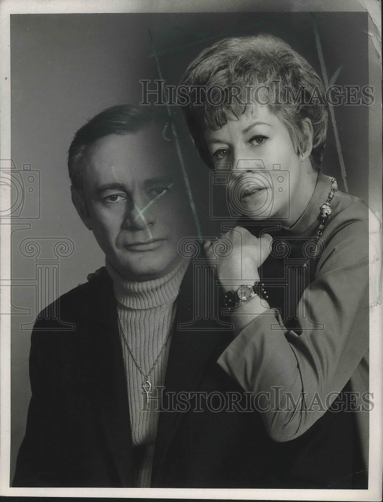 1970 Martin Balsam and Uta Hagen, in &quot;The Day Before Sunday&quot; - Historic Images